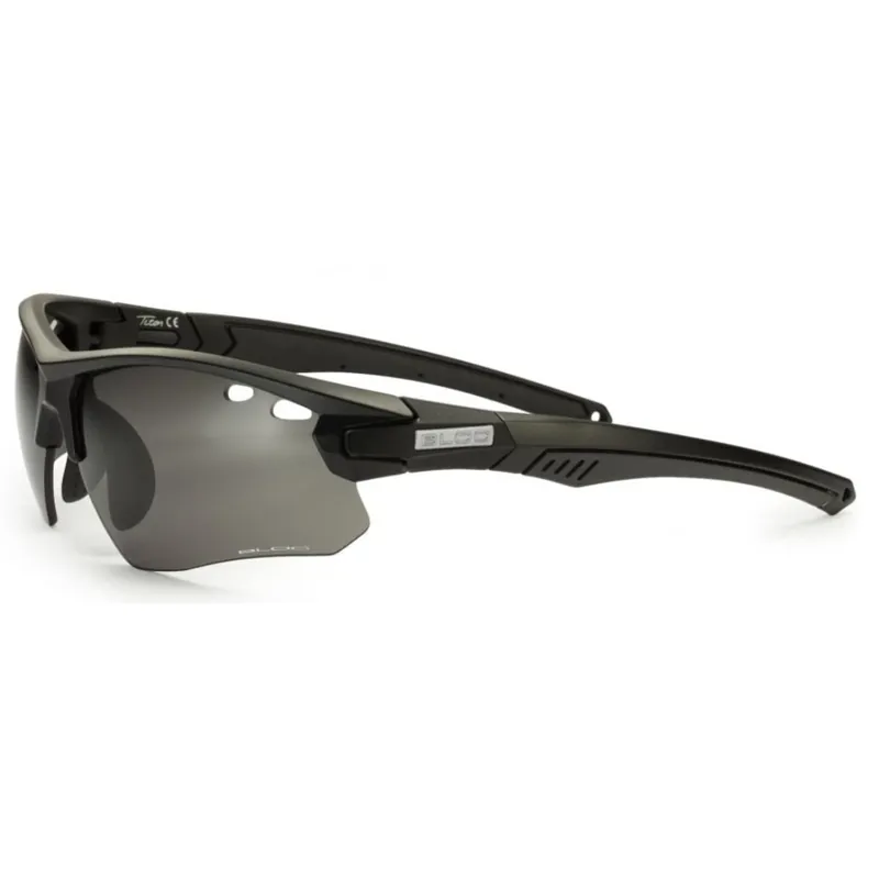 Bloc Titan Sunglasses - Black With Photochromic Grey Lens
